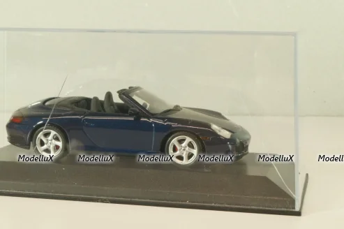 Porsche 911(996) Carrera 4S Cabriolet 2002, dark blue, 400062832, Minichamps 1:43