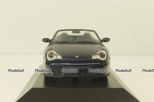 Porsche 911(996) Carrera 4S Cabriolet 2002, dark blue, 400062832, Minichamps 1:43