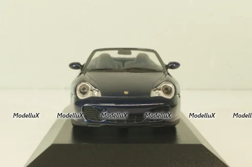 Porsche 911(996) Carrera 4S Cabriolet 2002, dark blue, 400062832, Minichamps 1:43