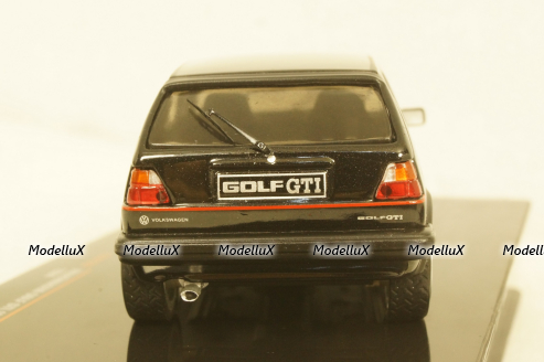Volkswagen Golf II GTI 1984 Black/Red, CLC417N, IXO 1:43