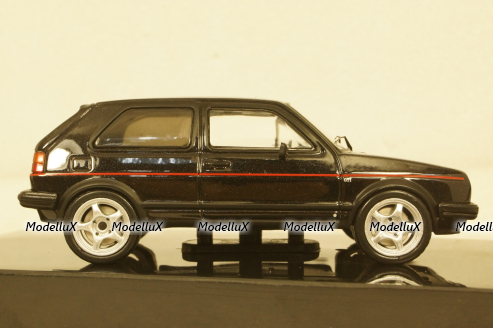 Volkswagen Golf II GTI 1984 Black/Red, CLC417N, IXO 1:43