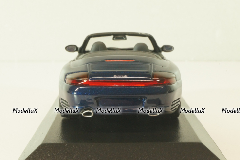 Porsche 911(996) Carrera 4S Cabriolet 2002, dark blue, 400062832, Minichamps 1:43