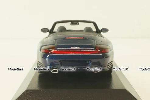 Porsche 911(996) Carrera 4S Cabriolet 2002, dark blue, 400062832, Minichamps 1:43