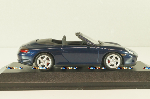 Porsche 911(996) Carrera 4S Cabriolet 2002, dark blue, 400062832, Minichamps 1:43