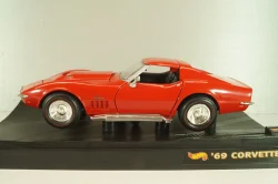 Chevrolet Corvette Stingrey (C3) 1969, red,  276378, Hot Wheels 1:18