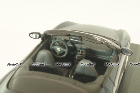 Porsche 911(996) Carrera 4S Cabriolet 2002, dark blue, 400062832, Minichamps 1:43