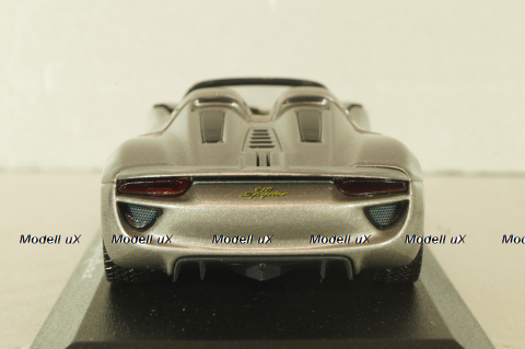 Porsche 918 Spyder 2013, grey, Minichamps 1:43