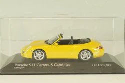 Porsche 911 (997) Carrera S Cabriolet 2004, yellow, 400063031, Minichamps 1:43