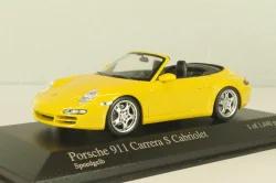 Porsche 911 (997) Carrera S Cabriolet 2004, yellow, 400063031, Minichamps 1:43