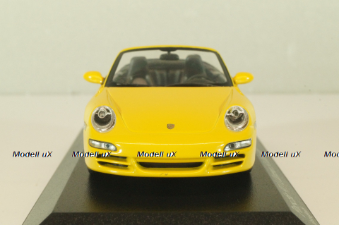 Porsche 911 (997) Carrera S Cabriolet 2004, yellow, 400063031, Minichamps 1:43