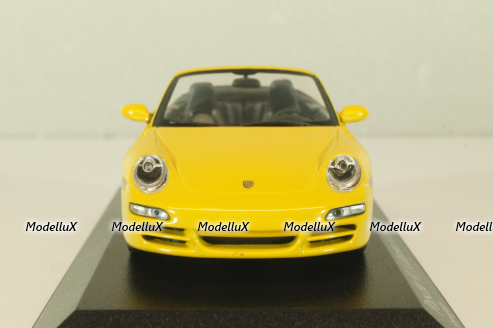 Porsche 911 (997) Carrera S Cabriolet 2004, yellow, 400063031, Minichamps 1:43