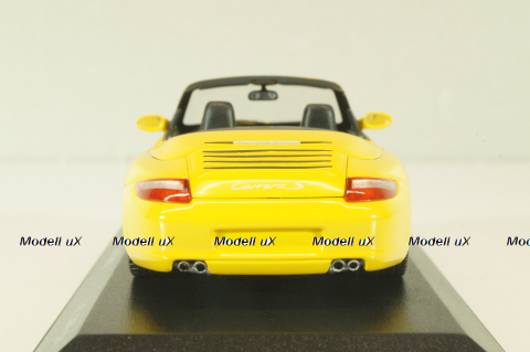 Porsche 911 (997) Carrera S Cabriolet 2004, yellow, 400063031, Minichamps 1:43