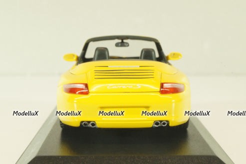 Porsche 911 (997) Carrera S Cabriolet 2004, yellow, 400063031, Minichamps 1:43