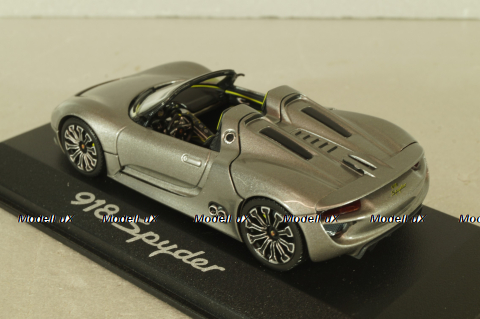 Porsche 918 Spyder 2013, grey, Minichamps 1:43