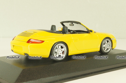 Porsche 911 (997) Carrera S Cabriolet 2004, yellow, 400063031, Minichamps 1:43