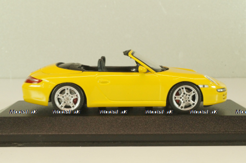 Porsche 911 (997) Carrera S Cabriolet 2004, yellow, 400063031, Minichamps 1:43