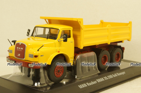 Man 28.260H 1971 Muldenkipper Yellow, TRUD003,  IXO 1:43