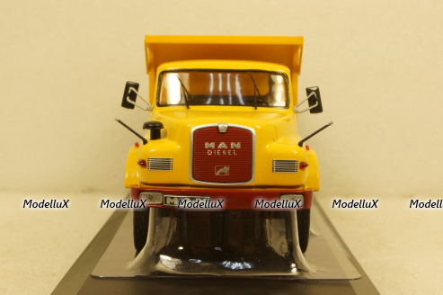 Man 28.260H 1971 Muldenkipper Yellow, TRUD003,  IXO 1:43