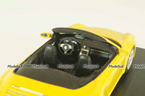 Porsche 911 (997) Carrera S Cabriolet 2004, yellow, 400063031, Minichamps 1:43