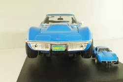 Chevrolet Corvette Stingrey (C3) 1968, Hall of Fame, blue, 047332, Hot Wheels 1:18/1:64 Set