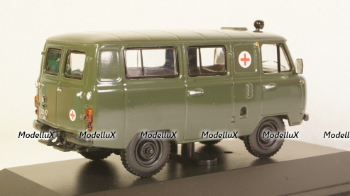 Уаз-452 1980г Санитарный, TruckTyr 1:43