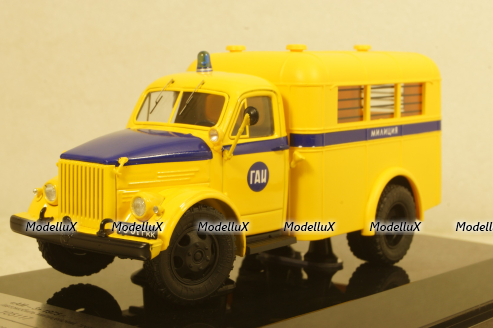 Газ-51 "АМ-3" 1975г. - кабина ГАЗ-51А в раскраске по новому ГОСТу,105117, DiP Models, 1:43