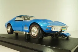 Chevrolet Corvette Stingrey (C3) 1968, Hall of Fame, blue, 047332, Hot Wheels 1:18/1:64 Set