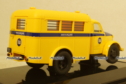 Газ-51 "АМ-3" 1975г. - кабина ГАЗ-51А в раскраске по новому ГОСТу,105117, DiP Models, 1:43