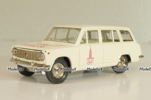 Ваз-2102 Жигули А11, кремовый, Олимпиада 80, Тантал/Радон 1:43