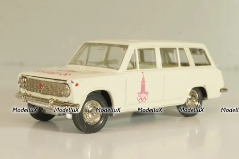 Ваз-2102 Жигули А11, кремовый, Олимпиада 80, Тантал/Радон 1:43