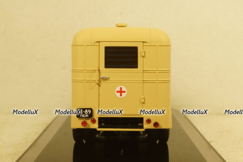 Газ-51 "АМ-3" - 1970г (СпецМедСлужба г. Ленинград) Лимитированная, 105118, DiP Models 1:43