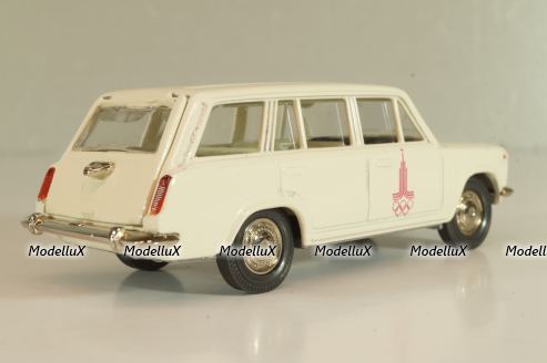 Ваз-2102 Жигули А11, кремовый, Олимпиада 80, Тантал/Радон 1:43
