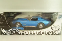 Chevrolet Corvette Stingrey (C3) 1968, Hall of Fame, blue, 047332, Hot Wheels 1:18/1:64 Set
