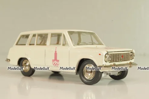 Ваз-2102 Жигули А11, кремовый, Олимпиада 80, Тантал/Радон 1:43
