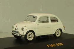 Fiat 600 1955, white, CLC064, IXO 1:43