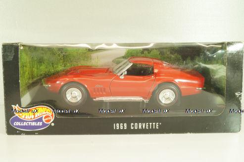 Chevrolet Corvette Stingrey (C3) 1969, red,  276378, Hot Wheels 1:18