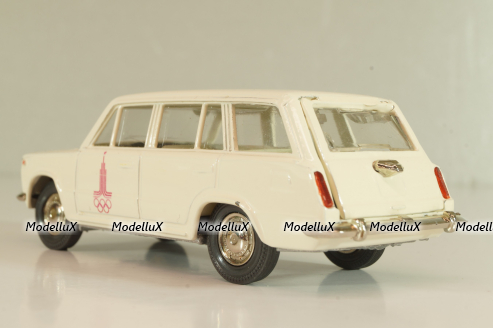 Ваз-2102 Жигули А11, кремовый, Олимпиада 80, Тантал/Радон 1:43