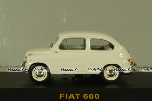 Fiat 600 1955, white, CLC064, IXO 1:43
