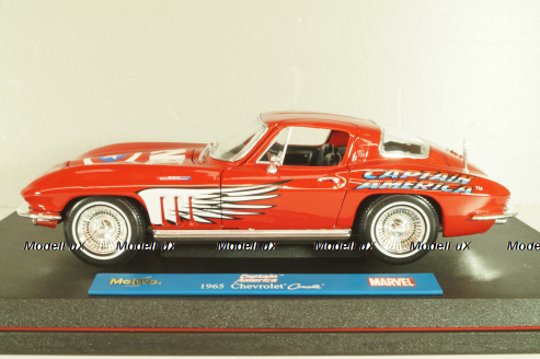 Chevrolet Corvette Stingray (C2) "Captain America" 1965, red, 36002, Maisto 1:18
