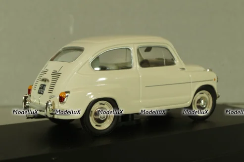 Fiat 600 1955, white, CLC064, IXO 1:43
