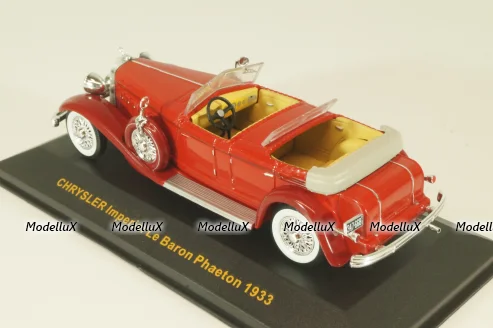 Chrysler Imperial Le Baron Phaeton 1933, red, MUS070, IXO Museum 1:43