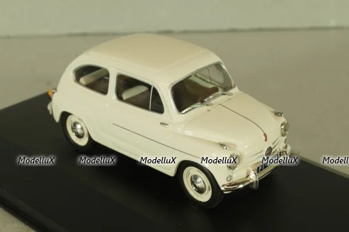 Fiat 600 1955, white, CLC064, IXO 1:43