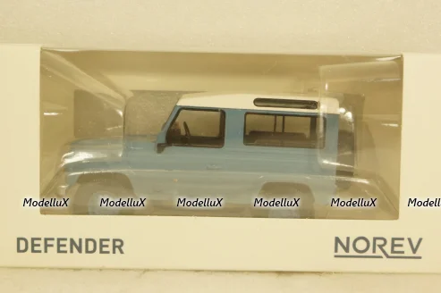 Land Rover Defender 1995 blue/white, 845107, Norev 1:43