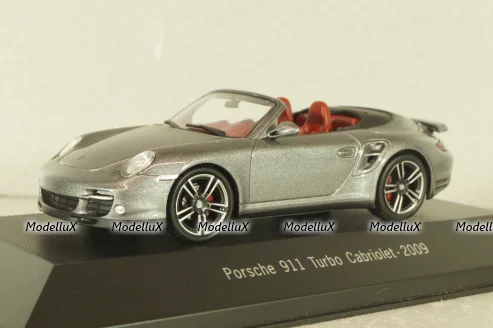 Porsche 911 (997) Turbo Cabriolet 2009, grey, 7114021, Atlas 1:43