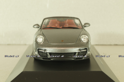 Porsche 911 (997) Turbo Cabriolet 2009, grey, 7114021, Atlas 1:43