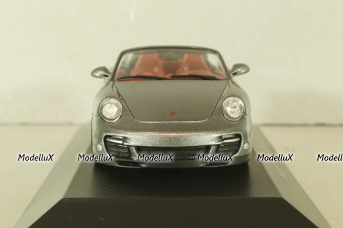Porsche 911 (997) Turbo Cabriolet 2009, grey, 7114021, Atlas 1:43