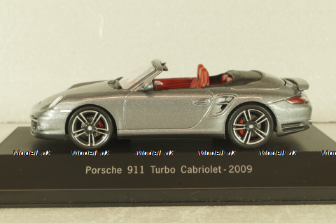 Porsche 911 (997) Turbo Cabriolet 2009, grey, 7114021, Atlas 1:43
