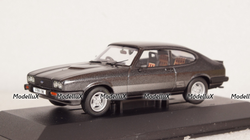 Ford Capri MkIII 3.0 S mattgrey/silver, Vanguards 1:43