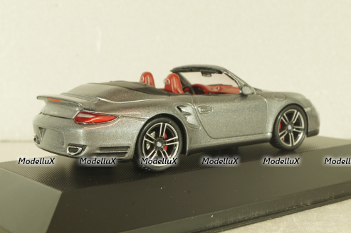 Porsche 911 (997) Turbo Cabriolet 2009, grey, 7114021, Atlas 1:43