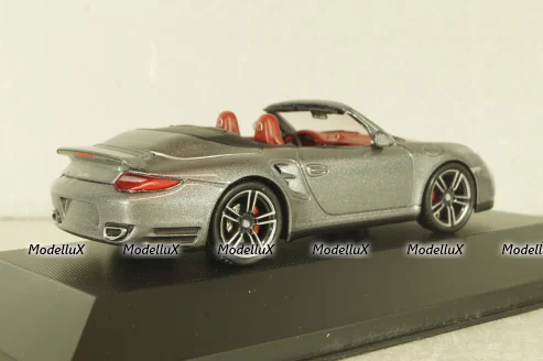 Porsche 911 (997) Turbo Cabriolet 2009, grey, 7114021, Atlas 1:43